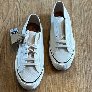 Superga, off white canvas shoe, size 9 1/2
